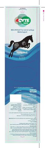 4CYTE Equine with EPIITALIS for Joint and Cartilage Matrix Support