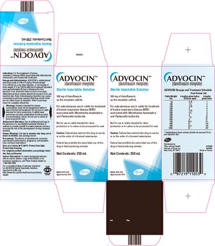 ADVOCIN ™ (danofloxacin mesylate)
