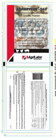 AGRIMYCIN-343 OXYTETRACYCLINE HYDROCHLORIDE SOLUBLE POWDER