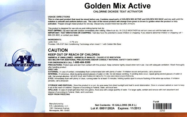 AL Laboratories Golden Mix Active