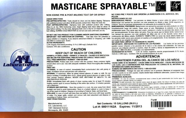AL Laboratories MASTICARE