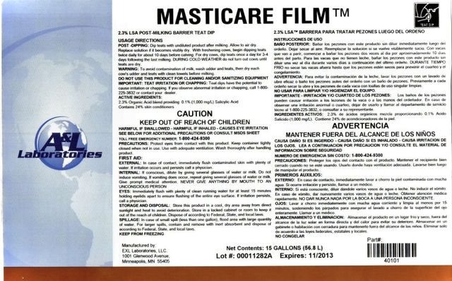 AL Laboratories MASTICARE FILM