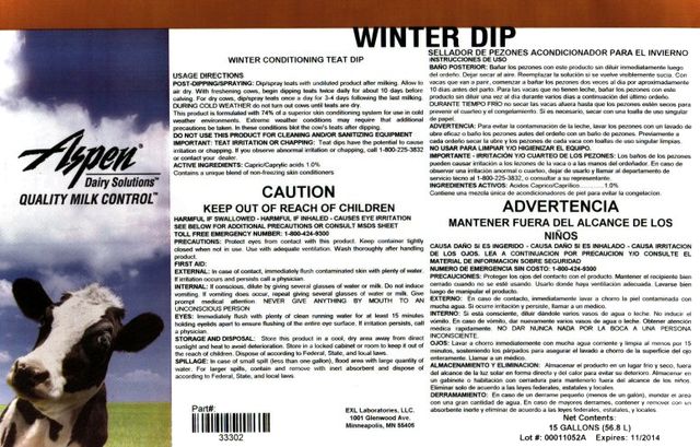 Aspen WINTER DIP
