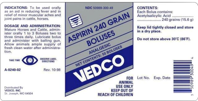 ASPIRIN 240 GRAIN BOLUSES ANALGESIC