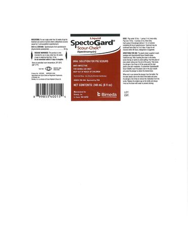 Bimeda,Inc. Division of Cross Vetpharm Group SpectoGard Scour-Chek (spectinomycin) ANADA 200-364, Approved by FDA