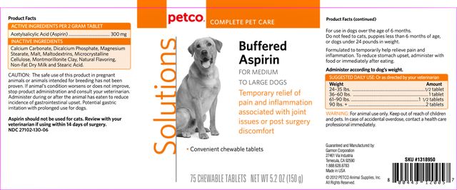 Buffered Aspirin For Dogs Dosage Chart