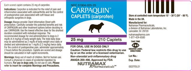 CARPAQUIN ™ CAPLETS(carprofen)