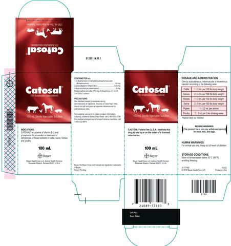 Catosal ® (10% Butaphosphan+cyanocobalamin)Sterile Injectable Solution