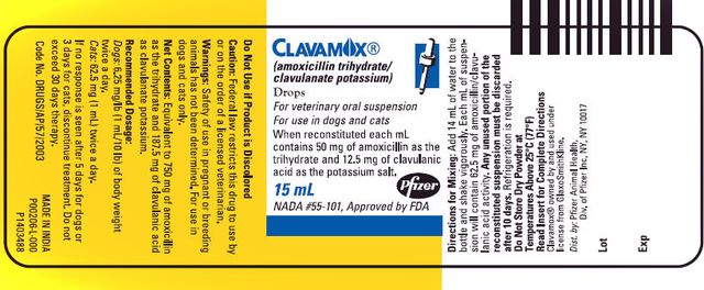 CLAVAMOX ® (amoxicillin trihydrate/ clavulanate potassium) Drops