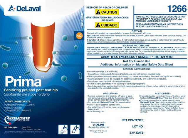 DeLaval Prima Sanitizing pre and post teat dip Sanitizante pre y post ordeno
