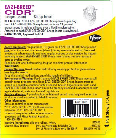 EAZI-BREED ™ CIDR ® (progesterone)