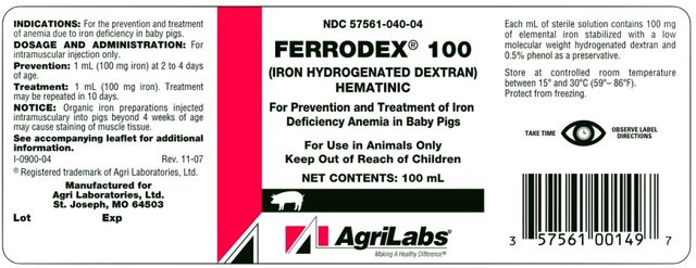 FERRODEX 100 (IRON HYDROGENATED DEXTRAN) HEMATINIC