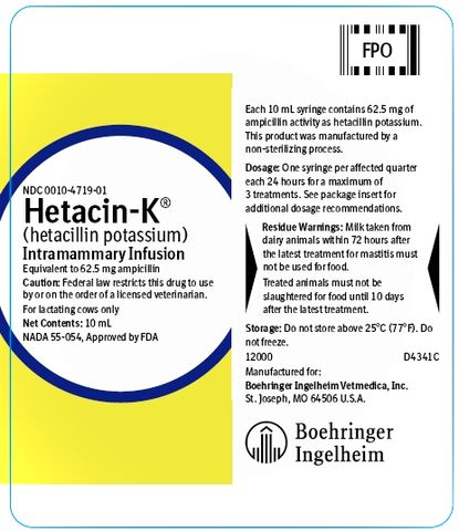 Hetacin-K® (hetacillin potassium) Intramammary InfusionFor <a href=