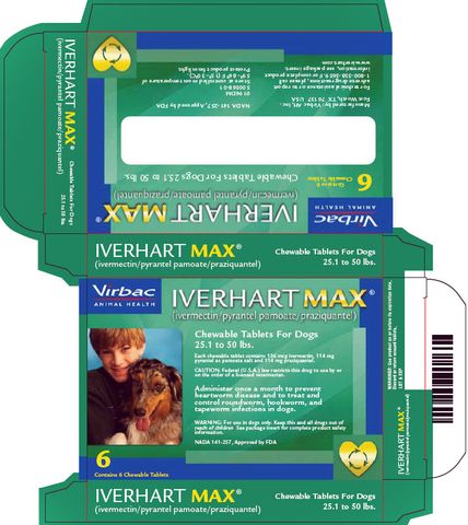 IVERHART MAX ® Chewable Tablets (ivermectin/pyrantel pamoate/praziquantel)