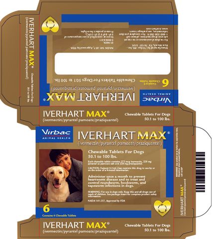 IVERHART MAX ® Chewable Tablets (ivermectin/pyrantel pamoate/praziquantel)