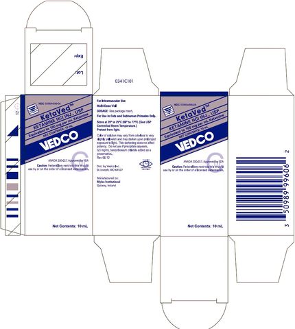 KETAVED ® KETAMINE HYDROCHLORIDE INJECTION, USP ANADA 200-257, Approved by FDA