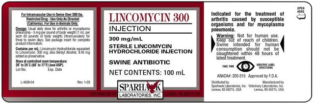 LINCOMYCIN 300 INJECTION
