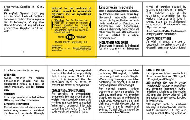 LINCOMYCIN 300 INJECTION