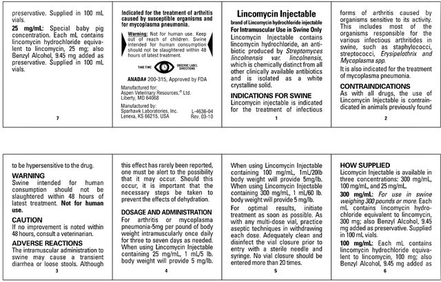 LINCOMYCIN 300 INJECTION