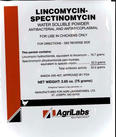 LINCOMYCIN-SPECTINOMYCIN WATER SOLUBLE POWDER