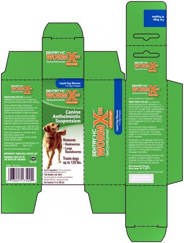 Liquid Wormer for Puppies and Dogs up to 120 lbs.