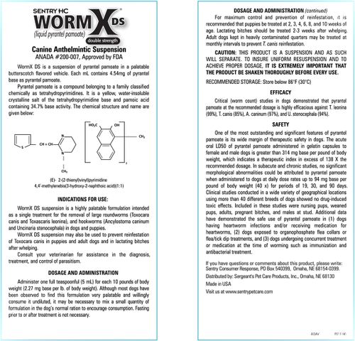 Liquid Wormer for Puppies and Dogs up to 120 lbs.