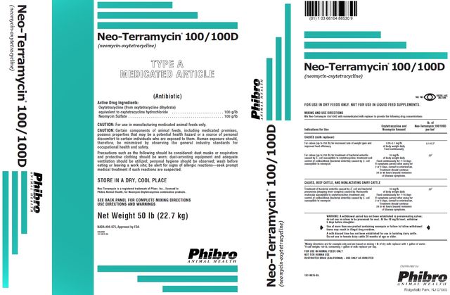 Neo-Terramycin ® 100/100D (neomycin-oxytetracycline)TYPE A MEDICATED ARTICLE