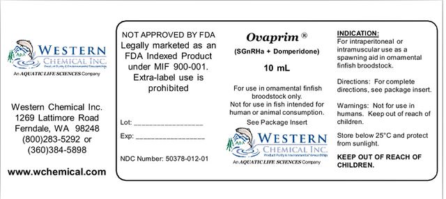 Ovaprim® Injectable Solution (Salmon Gonadotropin Releasing Hormone Analog 20 µg/ml + Domperidone 10 mg/ml) For <a href=