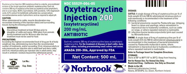 OXYTETRACYCLINE INJECTION 200