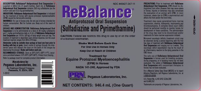 ReBalance Antiprotozoal Oral Suspension