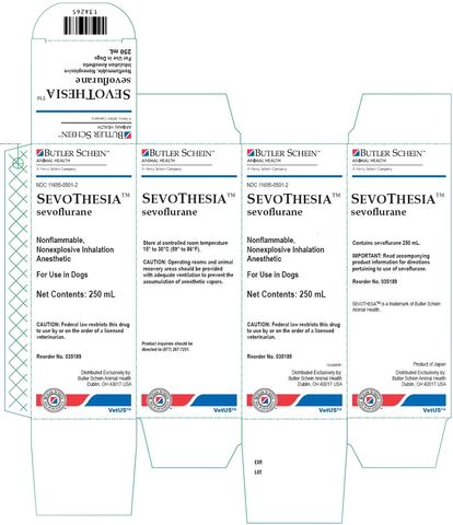 SEVOTHESIA(sevoflurane)Inhalation Anesthetic For Use in DogsCaution: Federal law restricts this drug to use by or on the order of a licensed veterinarian.
