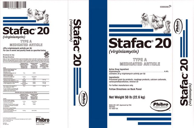 Stafac ® 20(virginiamycin)TYPE A MEDICATED ARTICLE
