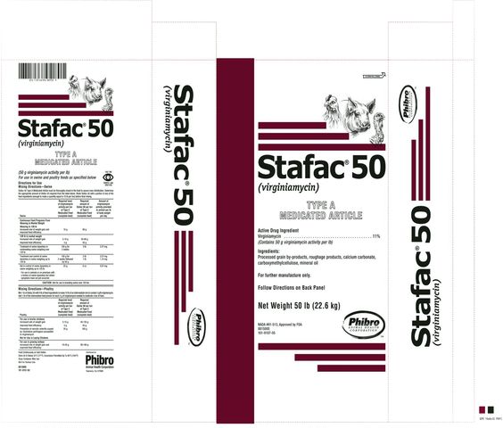 Stafac ® 50(virginiamycin)TYPE A MEDICATED ARTICLE