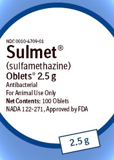 Sulmet®(sulfamethazine)Oblets® 2.5 g