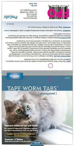 TAPE WORM TABS ® (praziquantel)Tapeworm tablets for cats and kittens