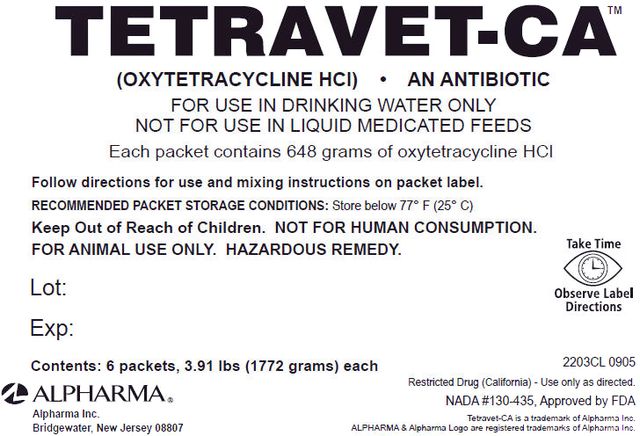 TETRAVET-CA ™ OXYTETRACYCLINE HYDROCHLORIDE ANTIBIOTIC