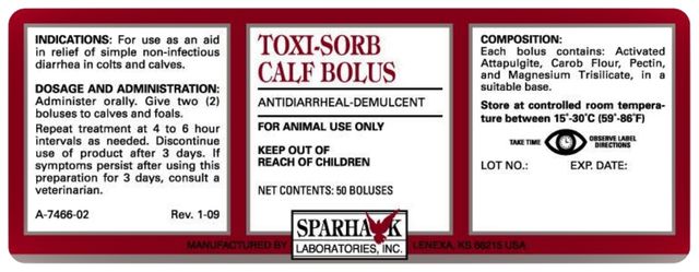 TOXI-SORB CALF BOLUS