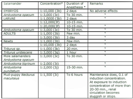TRICAINE-S Brand of Tricaine Methanesulfonate For Anesthesia and Tranquilization of Fishes and Other Cold-Blooded Animals