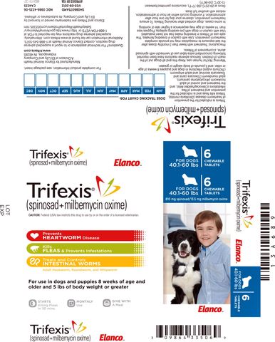 TRIFEXIS  ®  (spinosad + milbemycin oxime)Chewable Tablets