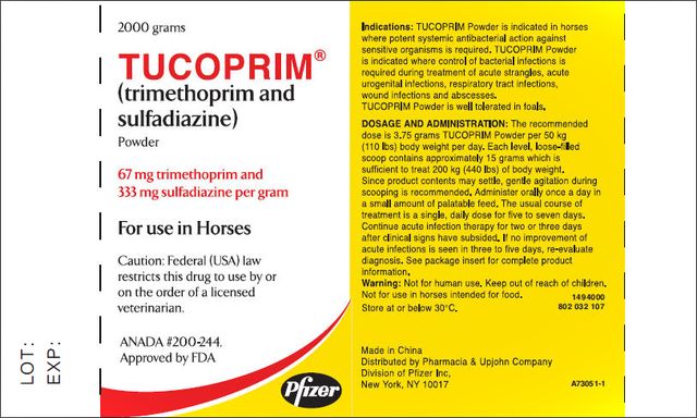 TUCOPRIM ® (trimethoprim and sulfadiazine)
