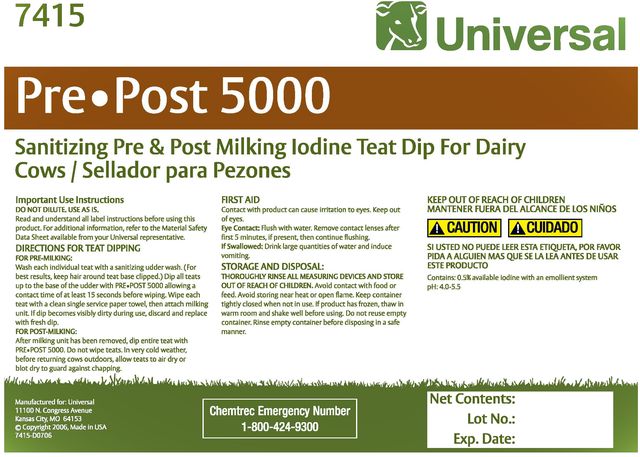 Universal Pre Post 5000
