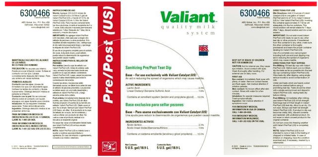 Valiant Pre/Post