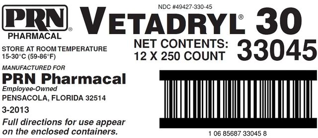 Vetadryl 10/30 Tablets