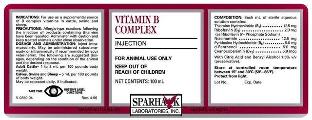 VITAMIN B COMPLEX INJECTION